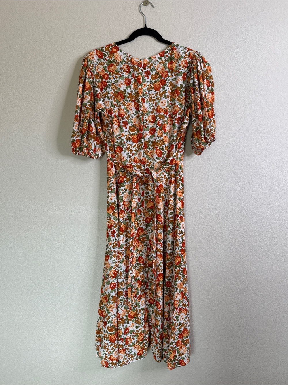 Faithfull the Brand Delia midi dress women’s 10 EUC - Picture 3 of 5